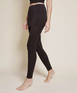 Bamboo Skirted Legging - Black